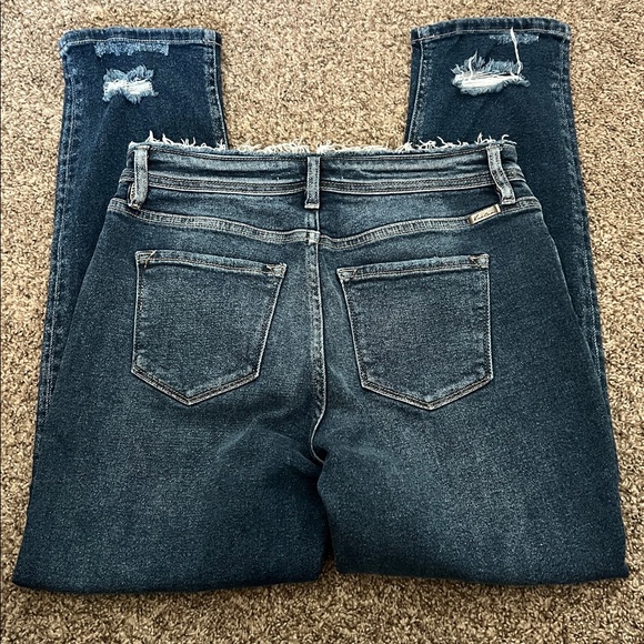 KanCan High Rise Rolled Hem Boyfriend jeans - Picture 4 of 5